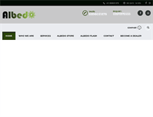 Tablet Screenshot of albedovision.com